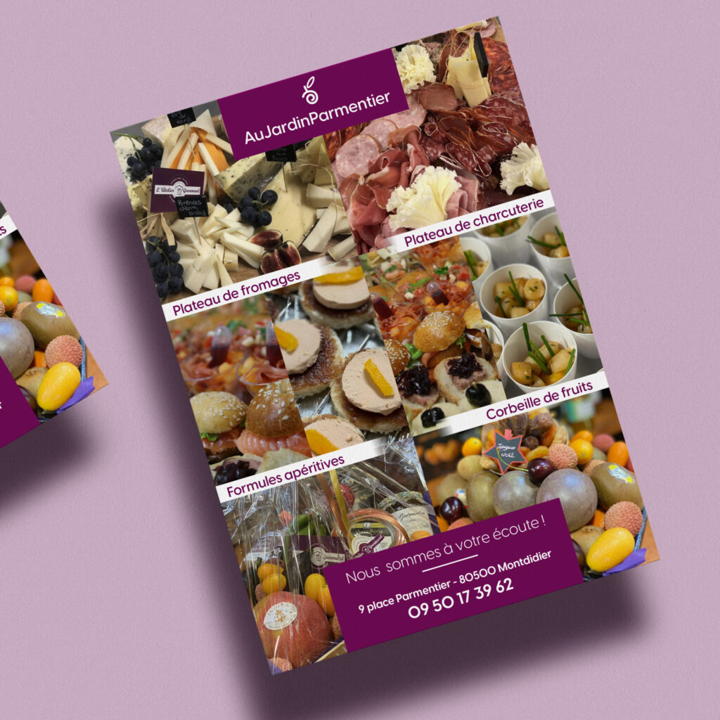 Flyer au jardin parmentier